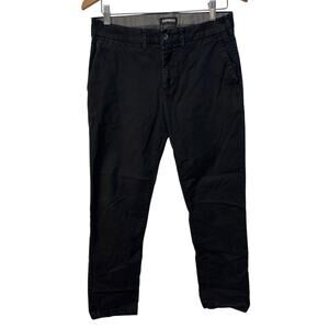 Express‎ Men’s Slim Fit Pants Color Black Size 29x30 Pre-owned